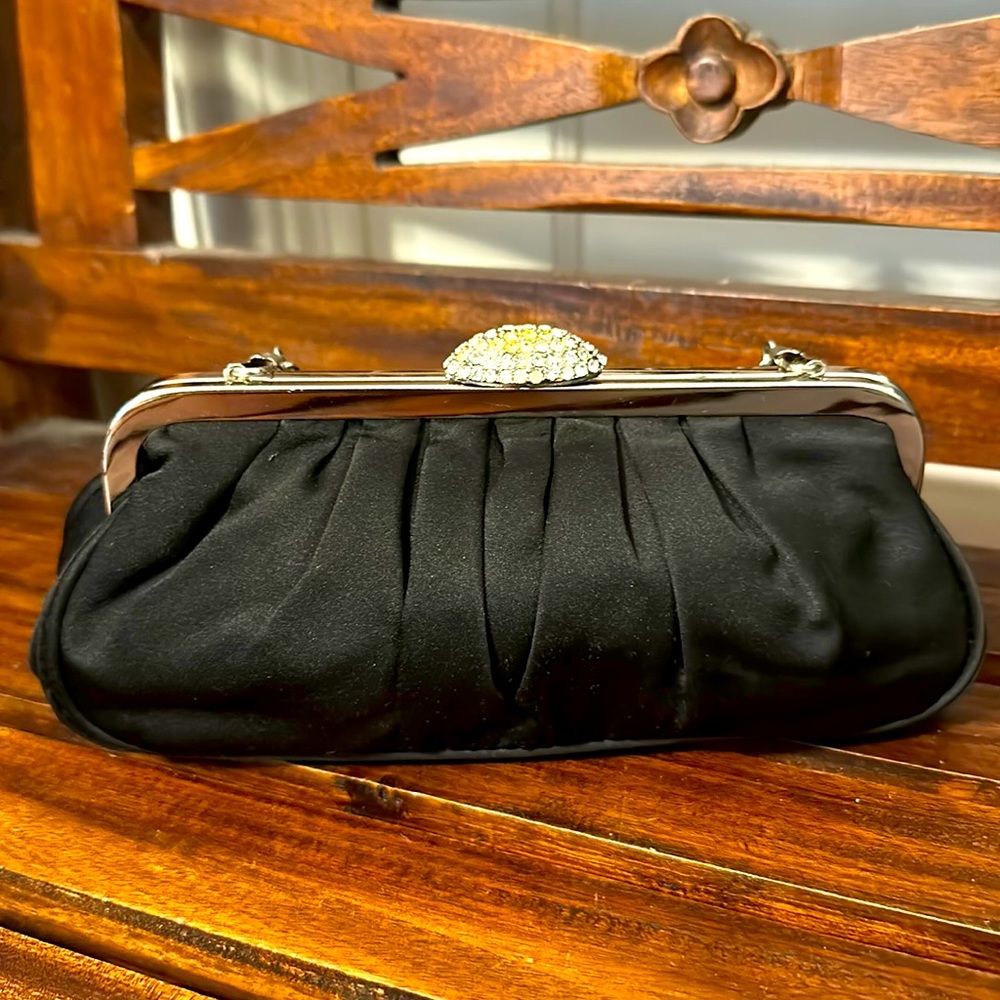 Black evening bag